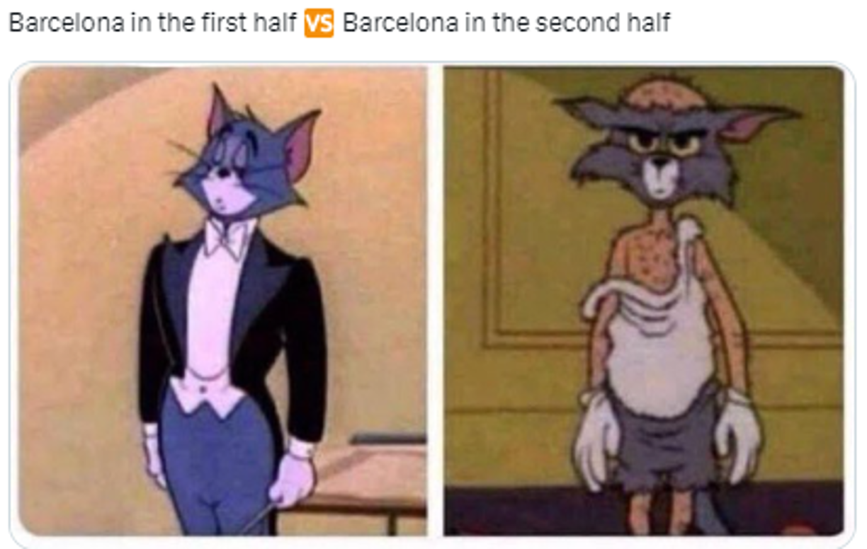 ¡Otro fracaso! Memes destrozan al Barça tras caer eliminado