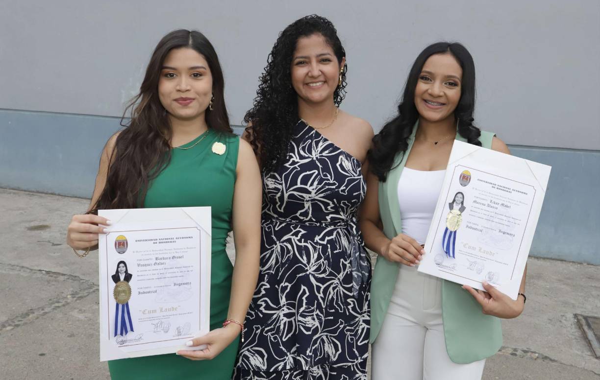 Bárbara Vásquez, Jessy Mejía y Liksy Moreno