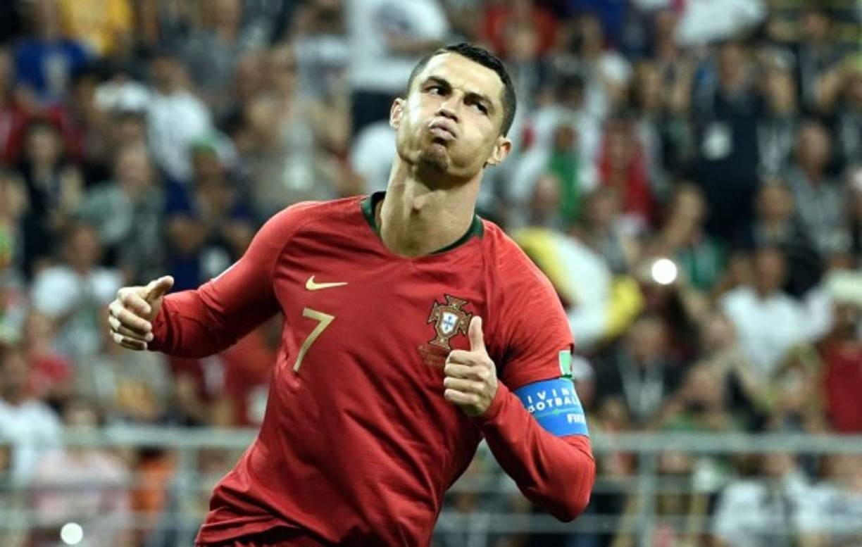 Delantero Cristiano Ronaldo (Portugal). Foto AFP