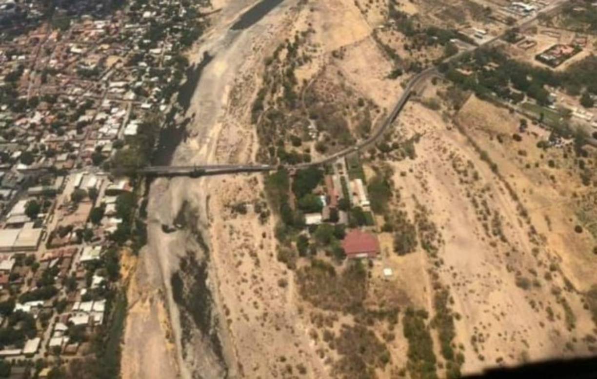 El cambio climático en Choluteca está provocando que en verano se seque casi por completo el río Choluteca.