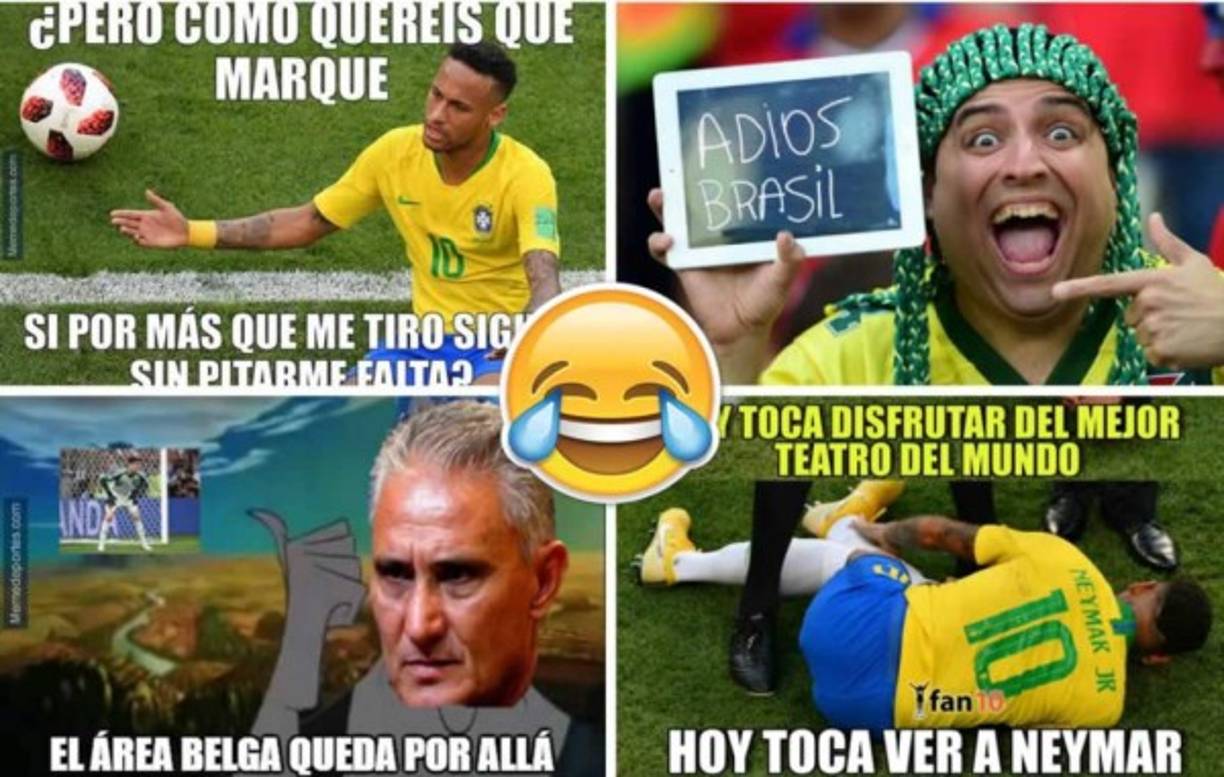 Las redes sociales explotaron con la eliminación de Brasil ante Bélgica en cuartos de final del Mundial de Rusia 2018. Estos son los mejores memes.