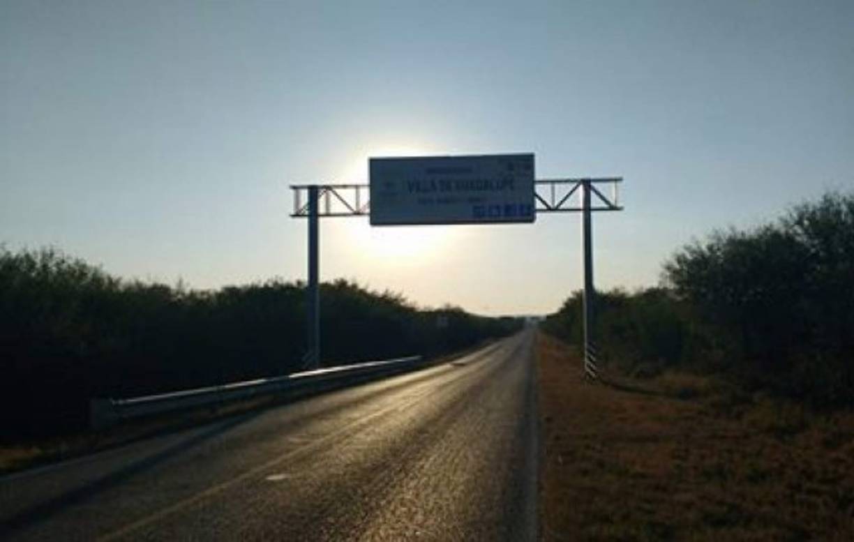 Entrada al municipio Villa de Guadalupe San Luis Potosí.