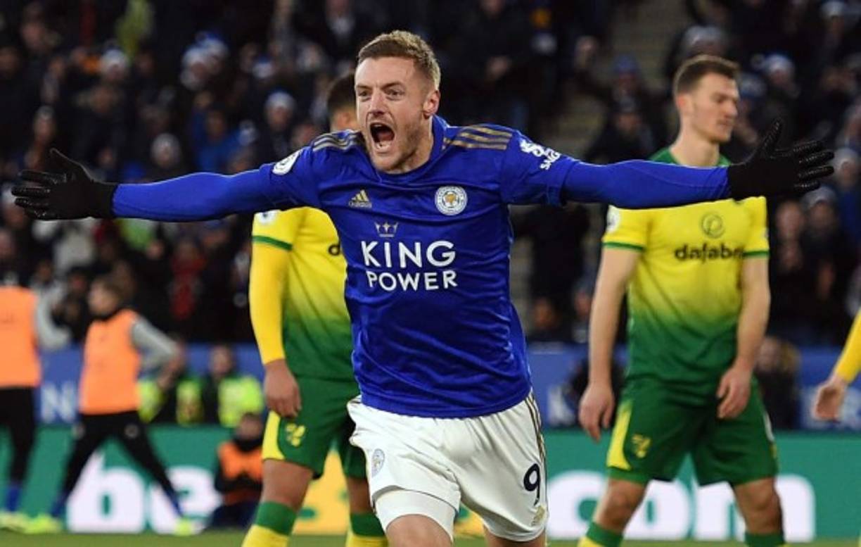 4. Jamie Vardy (34 puntos) - El delantero inglés del Leicester City lleva de momento 17 goles en la Premier League.