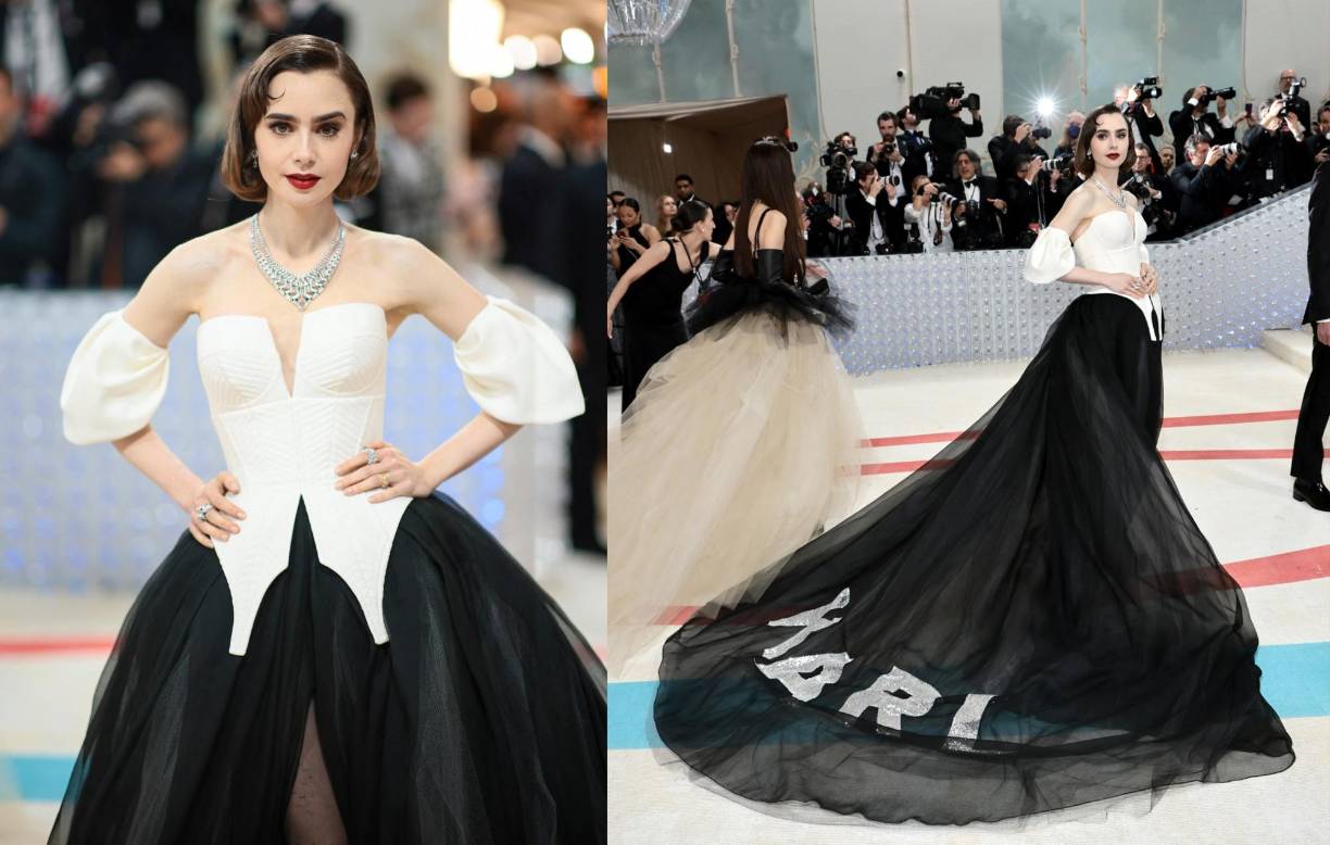 Lily Collins, muy hermosa. 