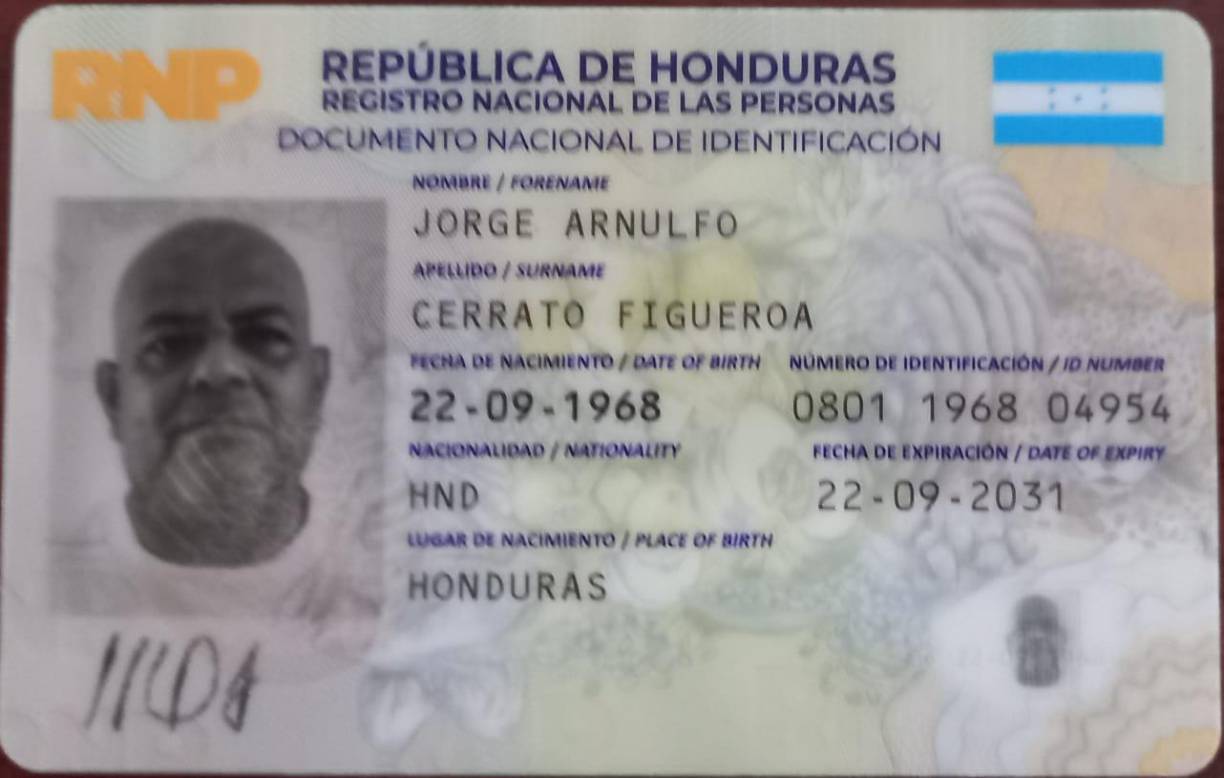 Sin embargo, por razones desconocidas los nombres no coinciden.