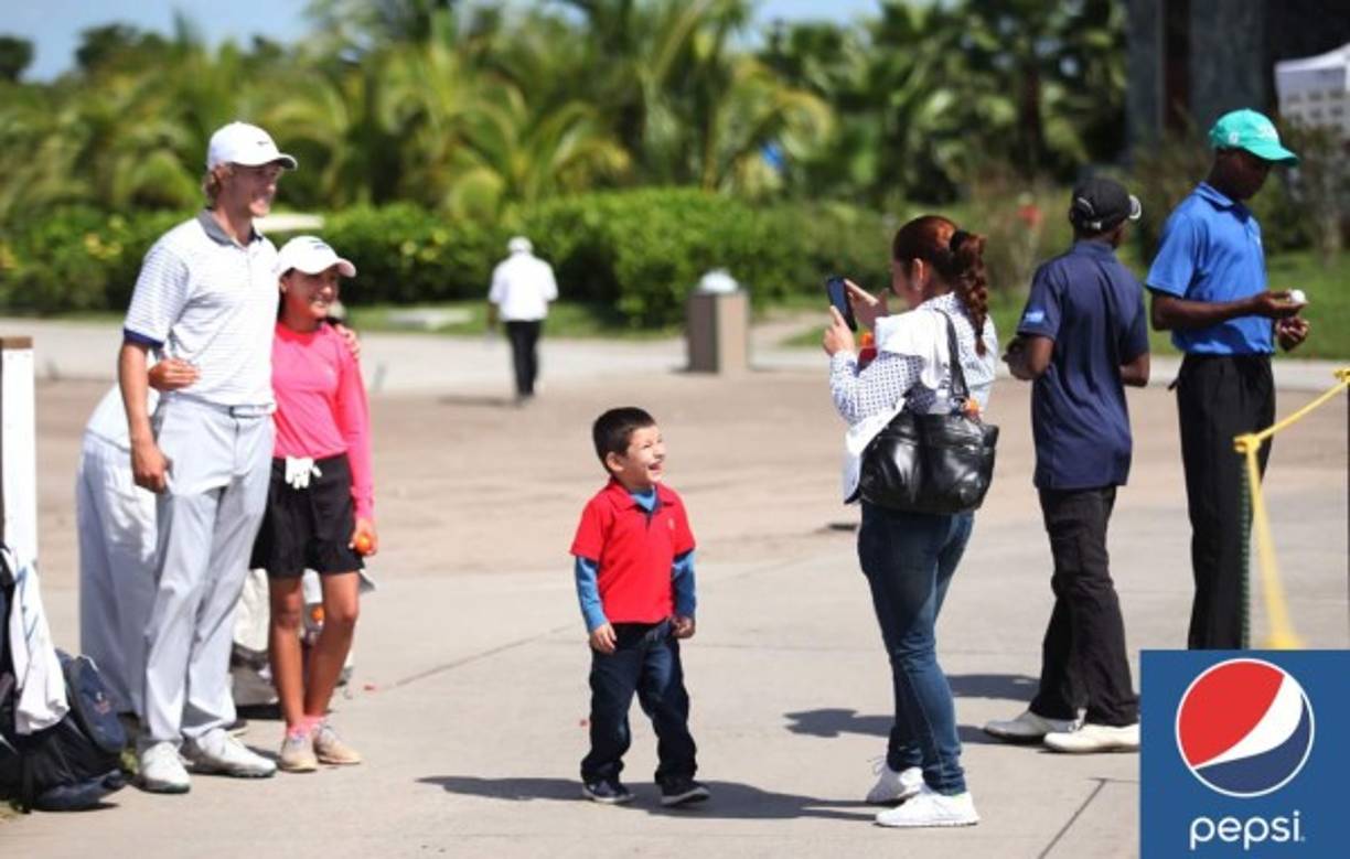 Esta fue una oportunidad para que los hondureños puedan interactuar con los jugadores de gran recorrido internacional.