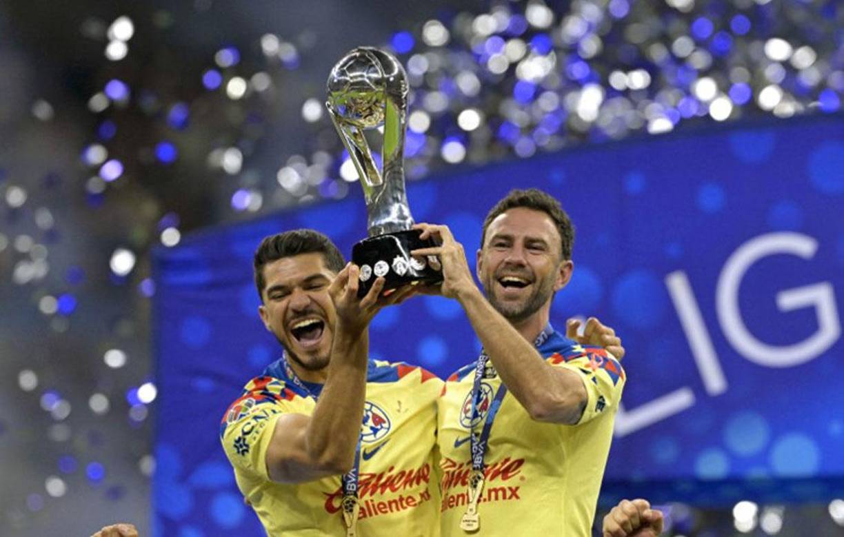 Con tres tantos en el alargue, el <b>América</b> goleó 3-0 a Tigres el domingo y se consagró campeón del torneo Apertura-2023 mexicano