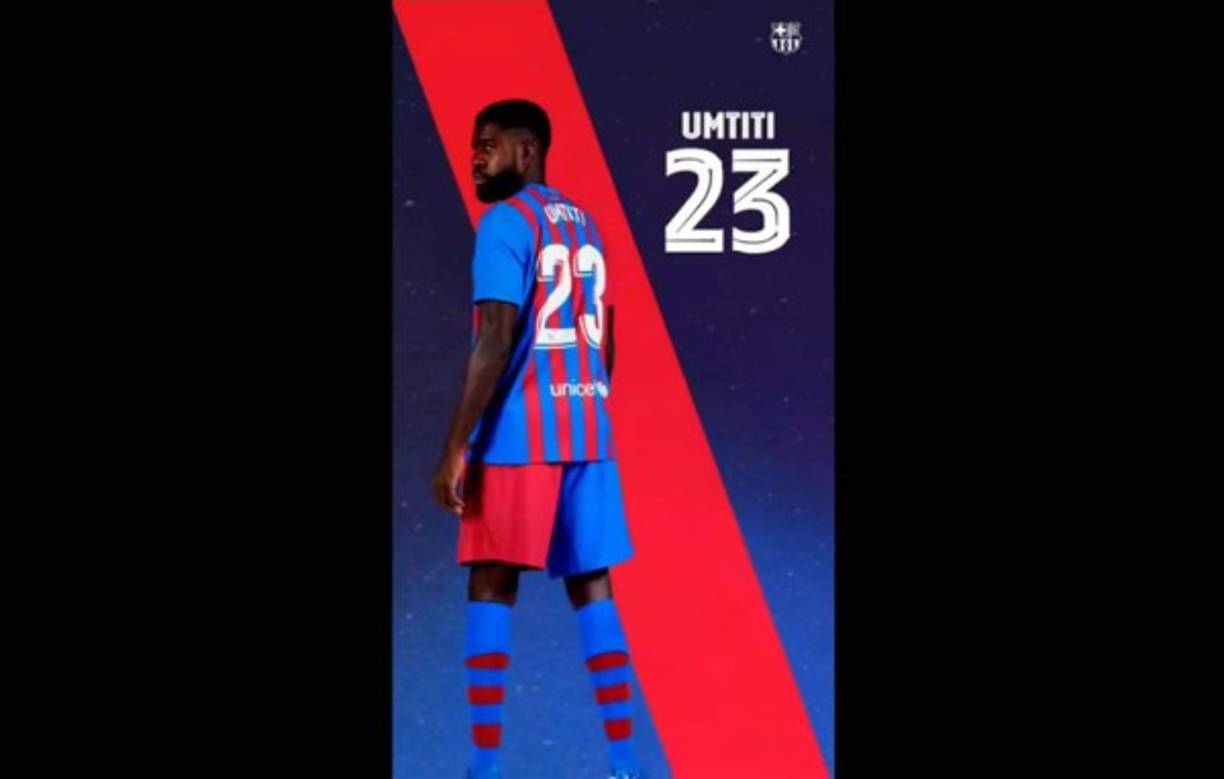 Samuel Umtiti - El defensa francés, que era uno de los futbolistas que estaba en la puerta de salida del Barcelona, finalmente se quedó y lleva el dorsal 23.