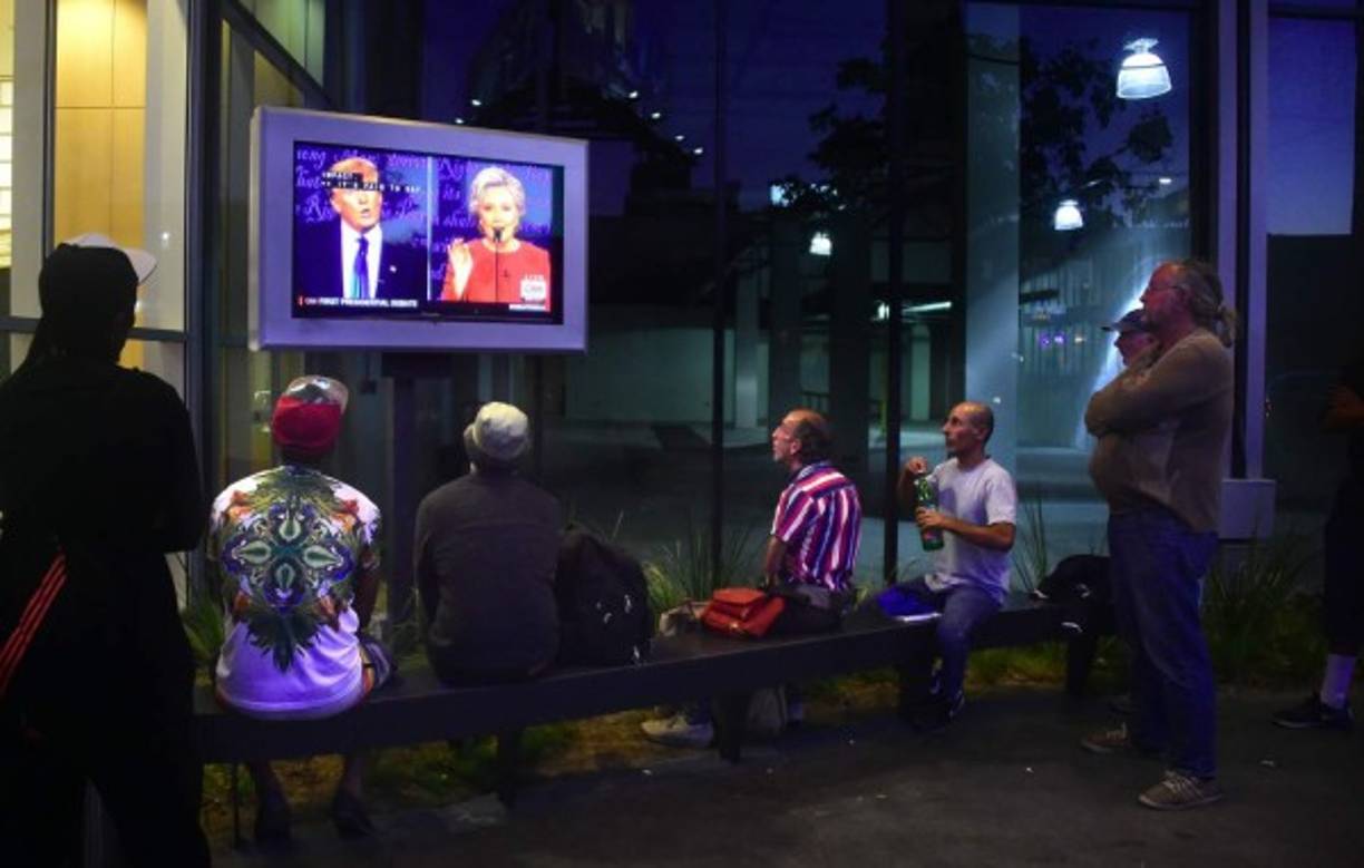 La irrupción de un candidato tan atípico como Trump en la campaña electoral ha hecho que el debate de hoy fuera uno de los más esperados de todos los tiempos. AFP