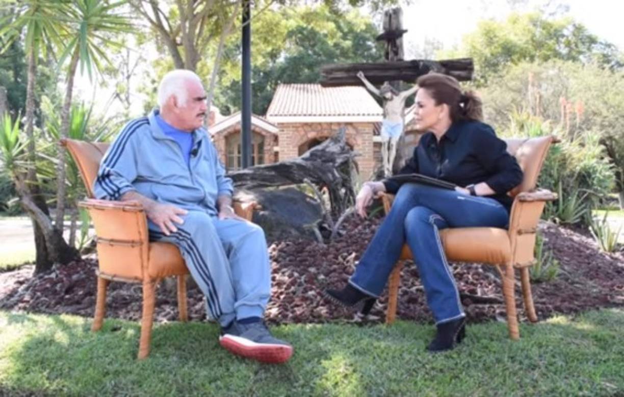 Fue en una entrevista que brindó a Mara Patricia Castañeda, que don Vicente Fernández no se quedó callado y lanzó una amenaza contra el conductor de 'Ventaneando'.