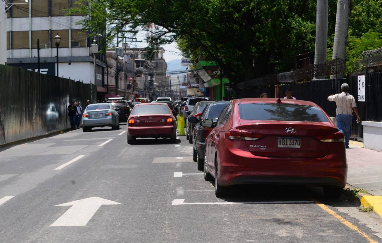 Las imágenes del caos y el desorden en el centro de San Pedro Sula