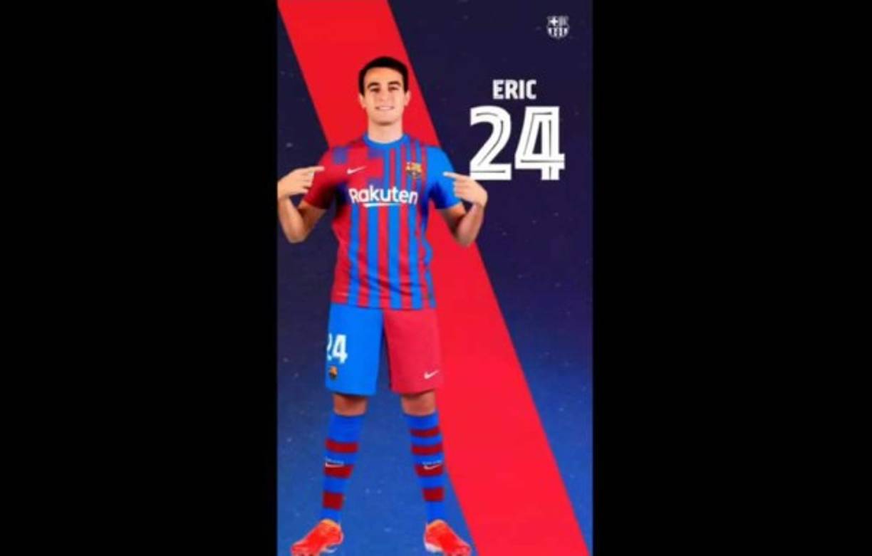 Eric Garcia - El defensa español, fichado esta temporada tras salir del Manchester City, llevará el dorsal 24.