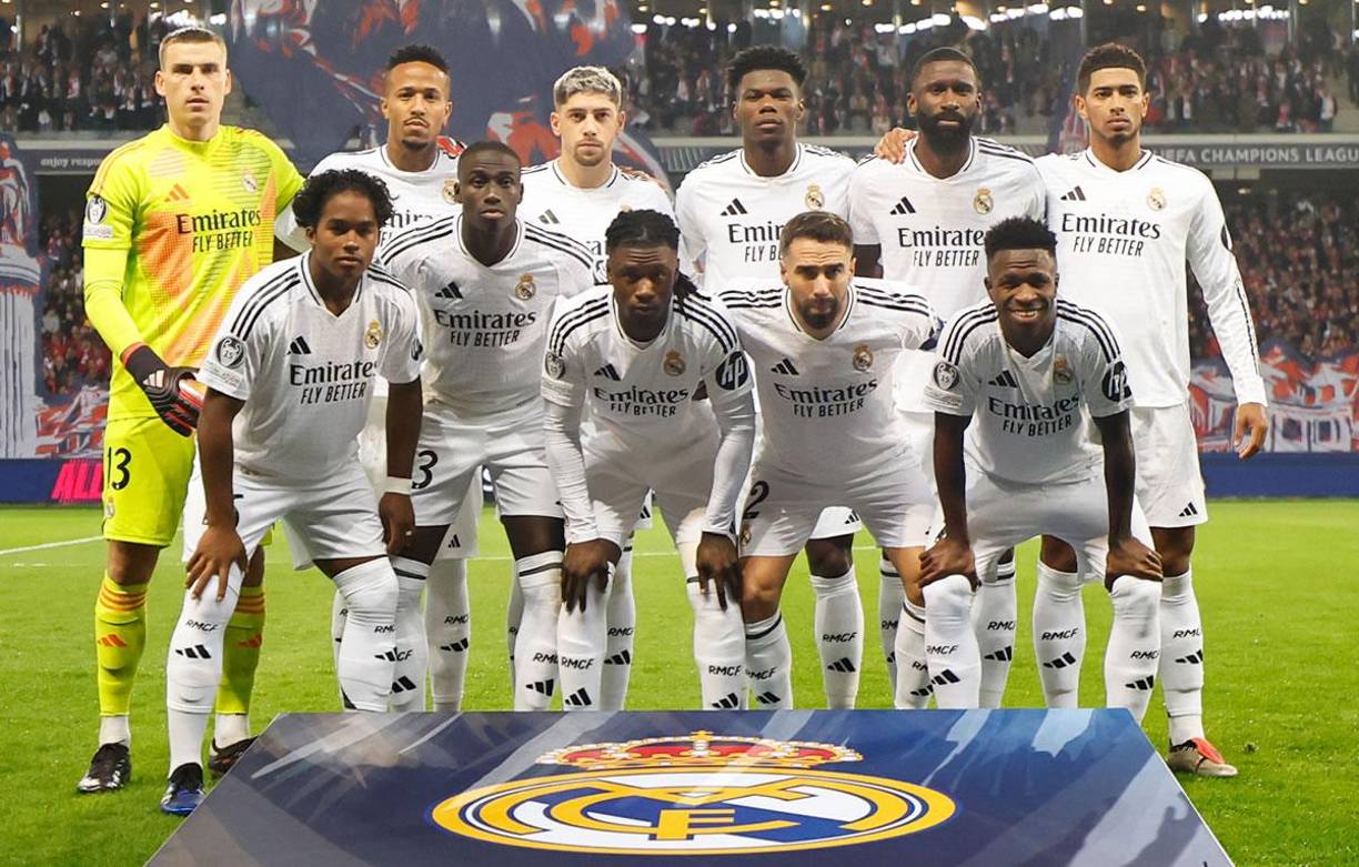 El 11 titular del Real Madrid para el partido contra el Lille.