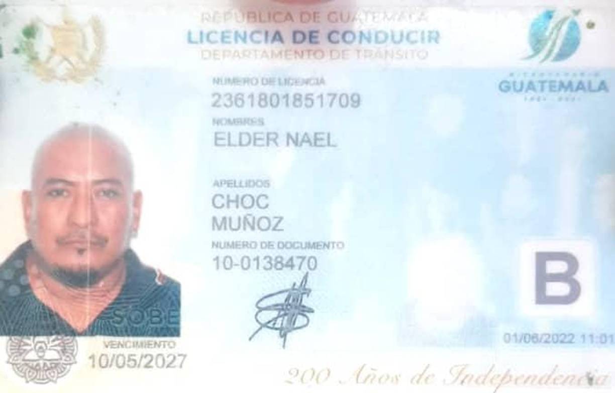 La víctima fue identificada como Elder Nael Choc Muñoz, de origen Guatemalteco.