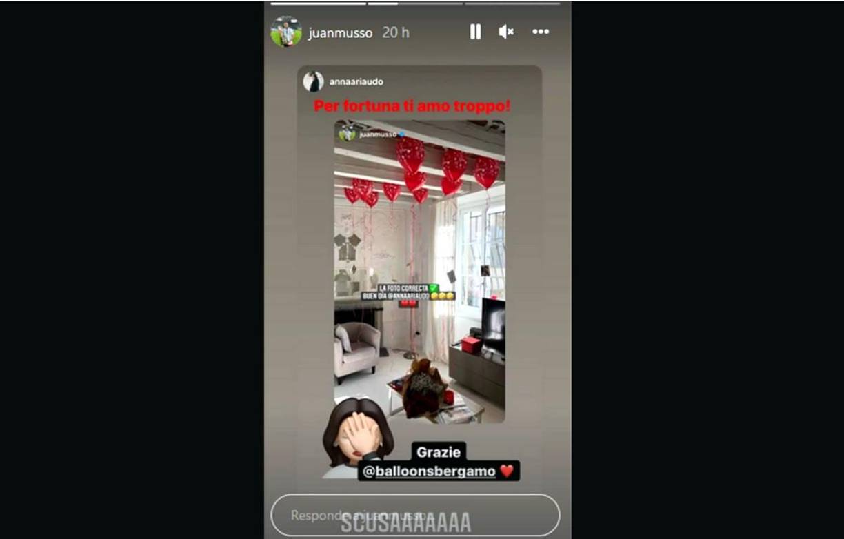 Anna Ariaudo replicó “la foto correcta” en su Instagram y se rió por el particular motivo que provocó que su novio fue tendencia durante un par de días. “Por suerte te quiero demasiado”, escribió la bella italiana.