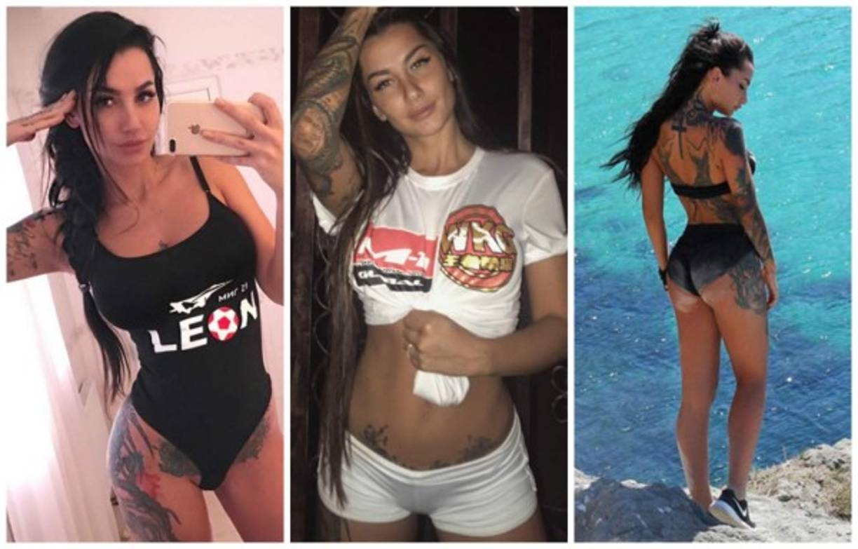 Largas horas de entrenamiento y sesiones en el centro de tatuado han sido la combinación perfecta para esta sexy modelo rusa que deja a todos con la boca abierta por su escultural cuerpo y sus llamativos tatuajes.