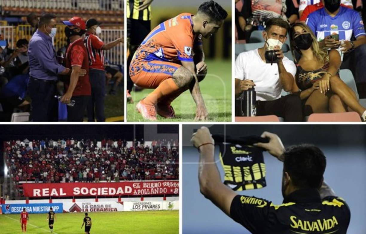 Las imágenes de los partidos de la quinta jornada del Torneo Apertura 2021/2022 de la Liga Nacional del fútbol hondureño.