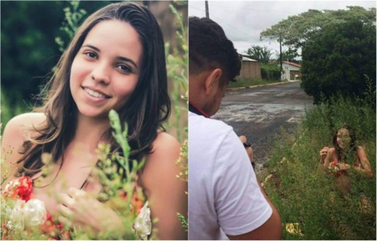 No, no es un bosque. Es la grama sobre la acera.