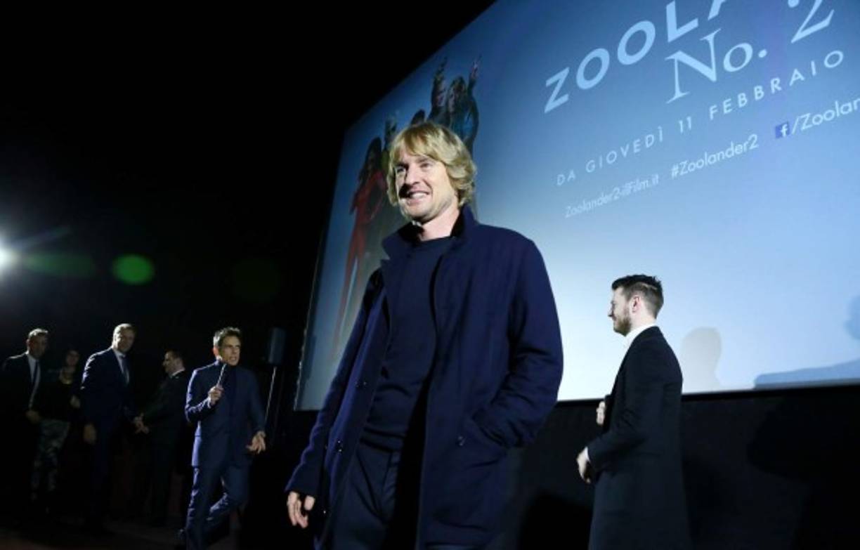 Owen Wilson en el estreno de Zoolander.