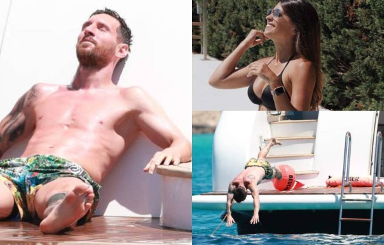 Tras el fracaso en la Liga, Lionel Messi se olvidó por un rato del fútbol y decidió disfrutar de unas pequeñas vacaciones en familia previo al duelo que sostendrá Barcelona ante Napoli por la Champions. La esposa del crack argentino deslumbra con su escultural cuerpo.