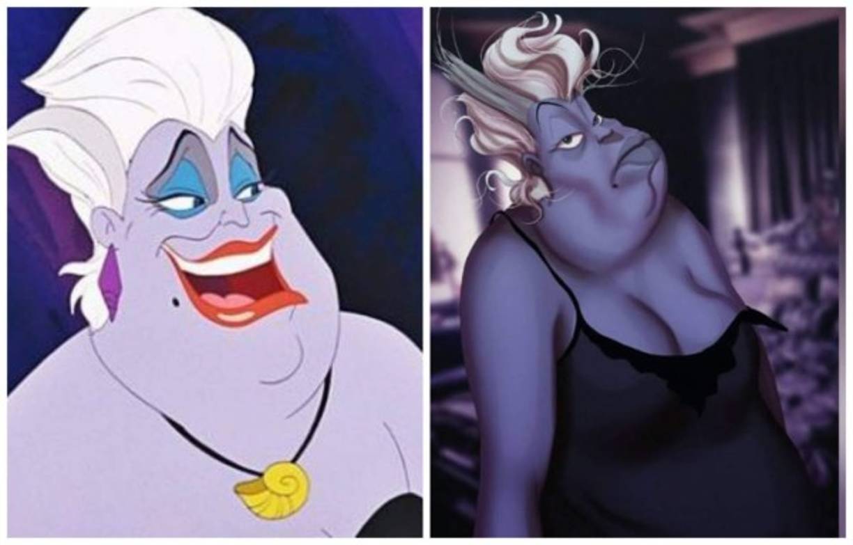 Úrsula. Maquillada y recién levantada.