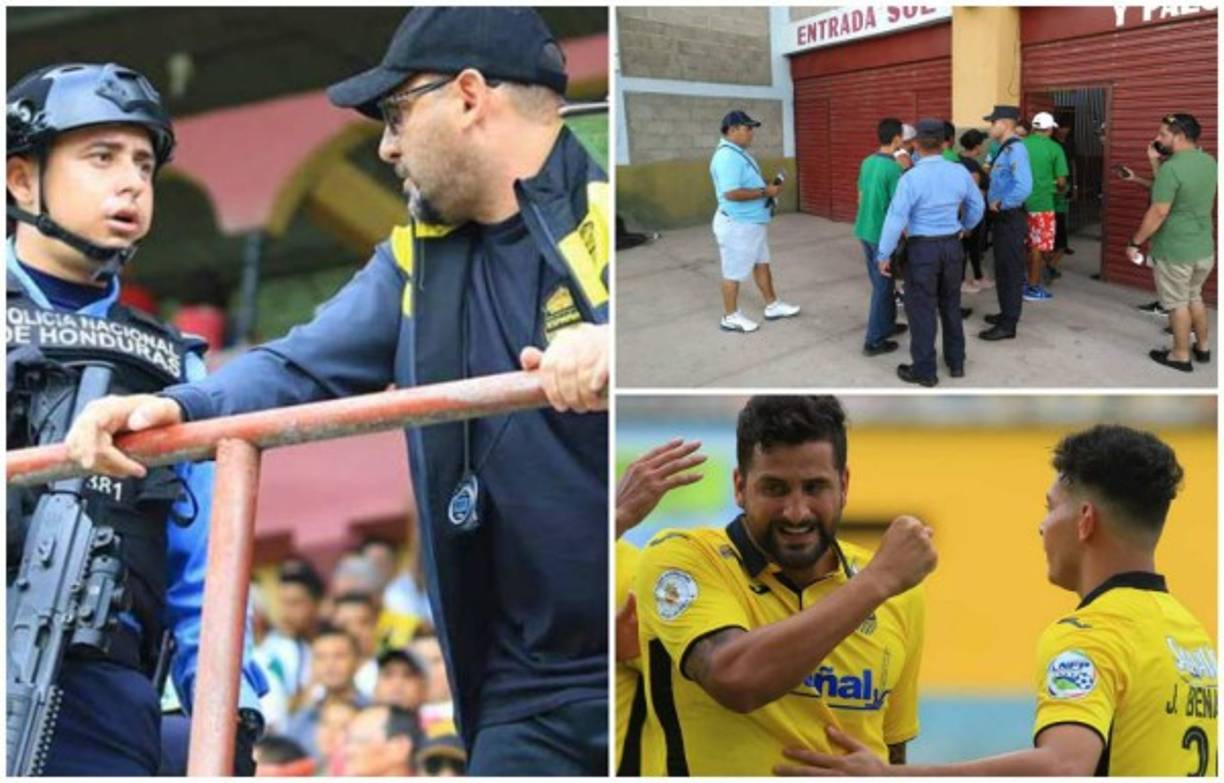 Mira las imágenes más curiosas de lo que fue el empate 1-1 entre Juticalpa y Real España. El estratega 'Tato' García de la máquina, se vio envuelto en un pequeño incidente con la afición del club canechero por lo que la Policía se vio obligada intervenir.