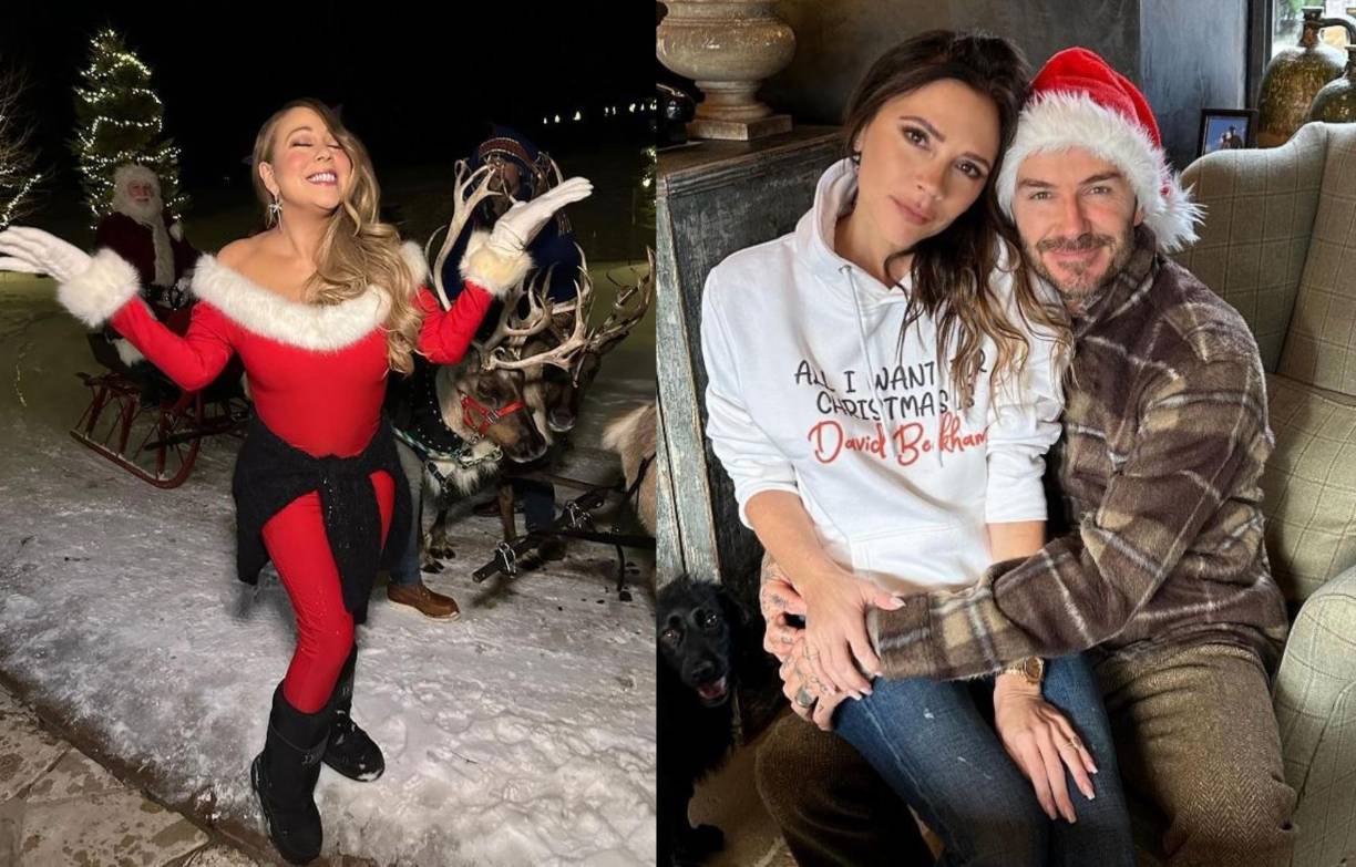 El espíritu de la Navidad atrapa a casi todo el mundo, y las celebridades no son la excepción. Ya sea por la convivencia con la familia, el descanso, la comida y las tradiciones, pero especialmente los regalos, figuras comO David Beckham, Mariah Carey, Nicole Kidman y Paris Hilton aman con todo esta fecha. 