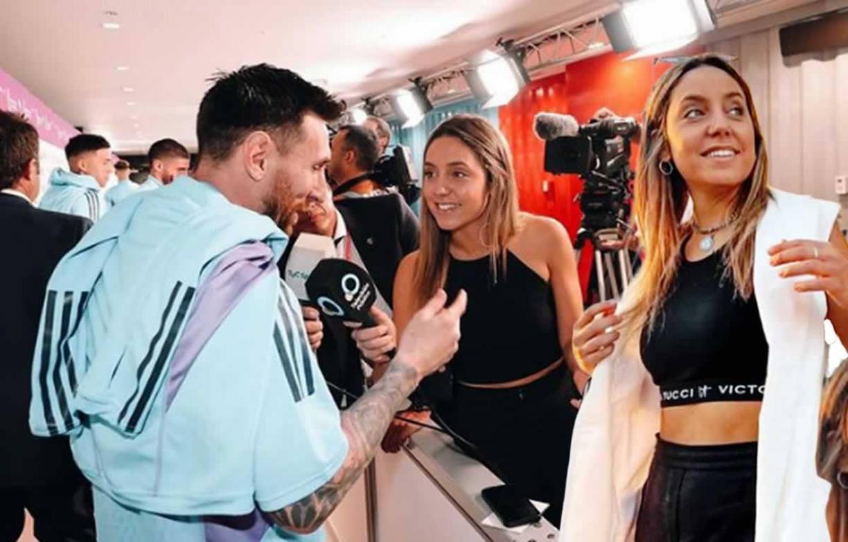 La periodista deportiva argentina Sofía Martínez cubre el Mundial 2022 en Qatar donde ha sido sorprendida por un millonario qatarí que le dio un carísimo regalo durante una transmisión en vivo de un programa.