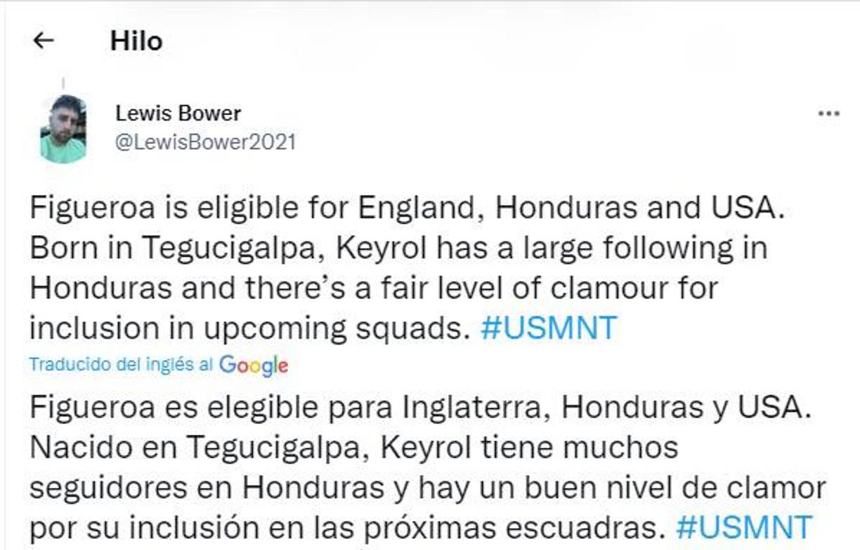 Periodistas de Estados Unidos han destacado el llamado de Keyrol Figueroa a la Sub-17 de su país.