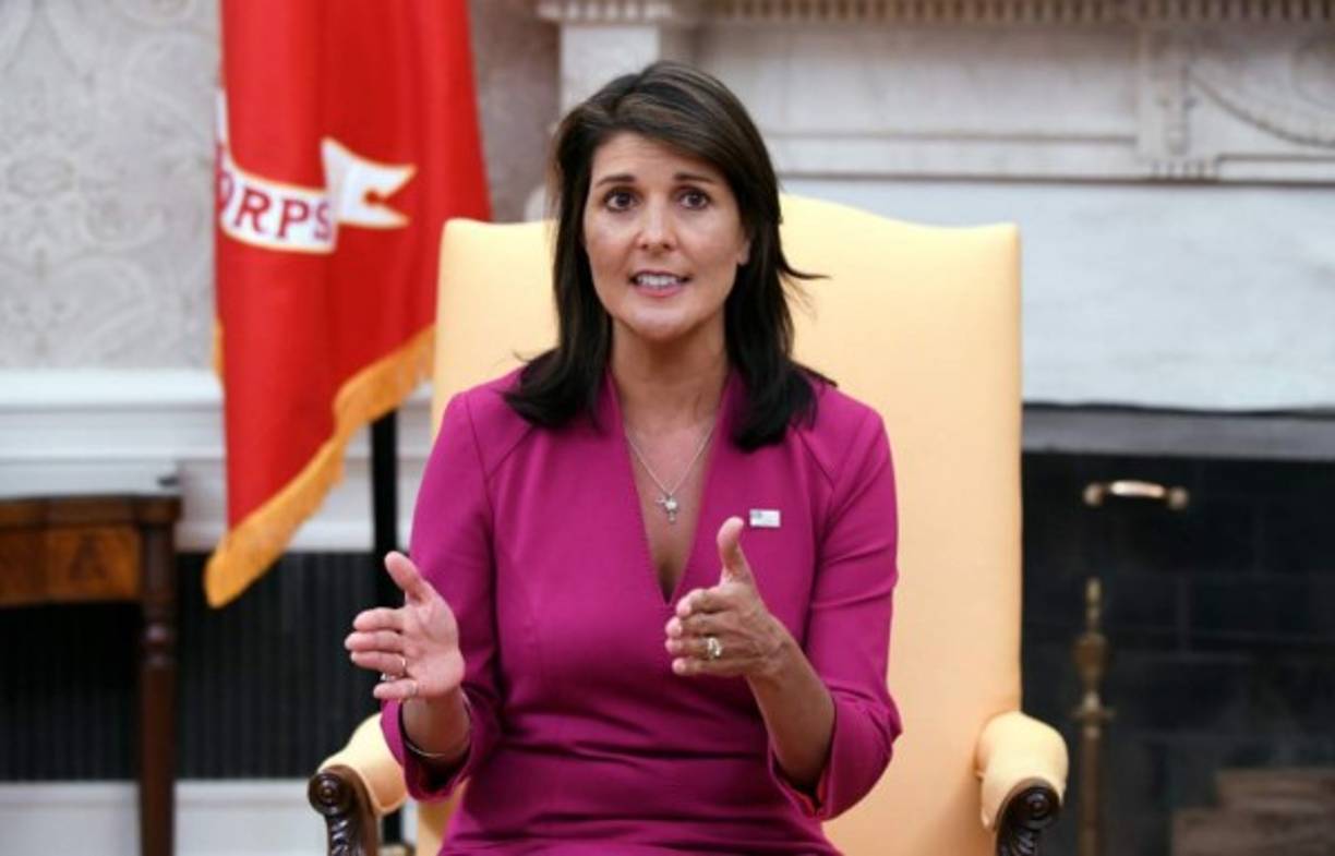 Haley afirmó que apoyará la candidatura para la reelección de Trump cuando llegue el momento.
