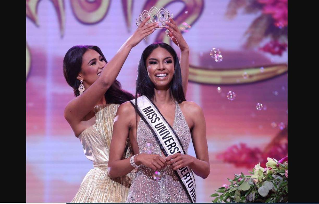Arremete en contra de la organización Por si fuera poco, Olga Cariño también arremetió en contra de la organización del certamen y denunció supuestas irregularidades. (En la imagen, Miss Puerto Rico).