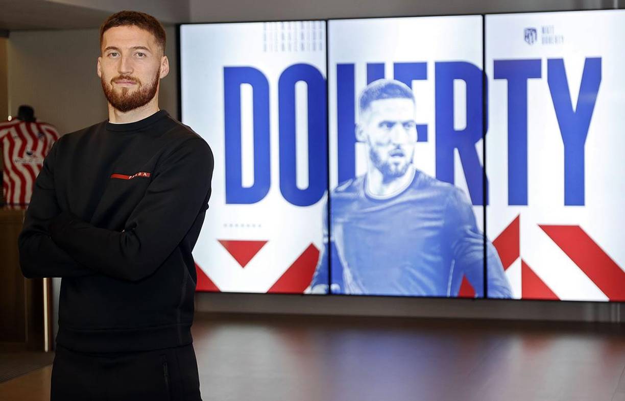 Matt Doherty - El internacional irlandés de 31 años se convirtió en nuevo jugador del Atlético de Madrid hasta el final de la presente temporada. El ya ex jugador del Tottenham refuerza el lateral derecho de los colchoneros y competirá por un puesto con el argentino Nahuel Molina.