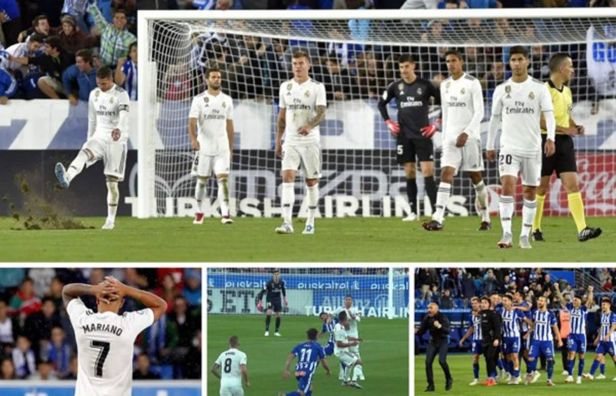 Las mejores imágenes de la dolorosa derrota que encajó Real Madrid contra Alavés en la Liga Española.