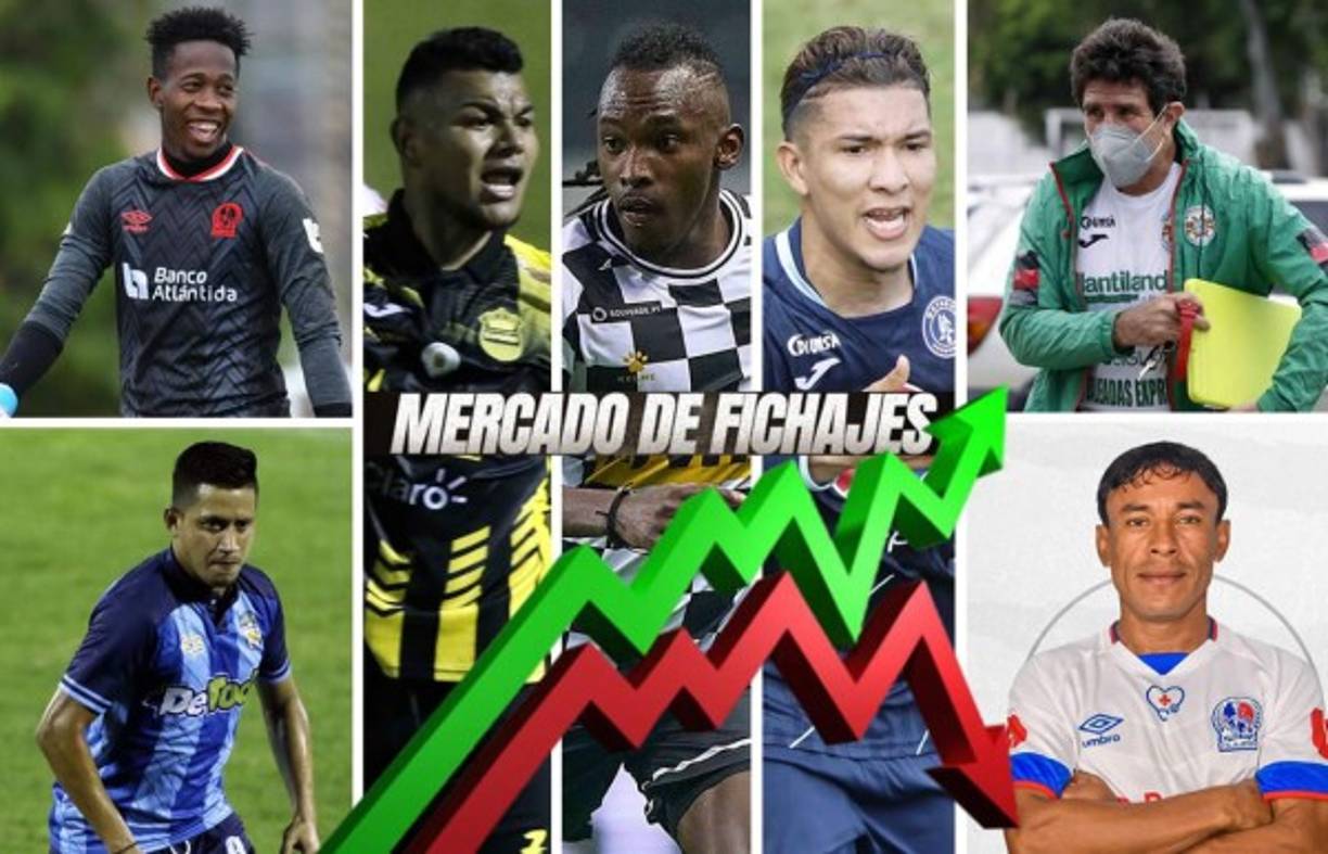 Los principales movimientos de las últimas horas en el mercado de fichajes del fútbol hondureño con traspasos, rumores, renovaciones, cesiones y más...