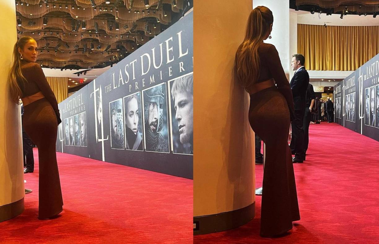 La Diva del Bronx compartió algunas postales del evento en su cuenta de Instagram. En una de las fotos se le puede ver apreciando a su famoso novio. 