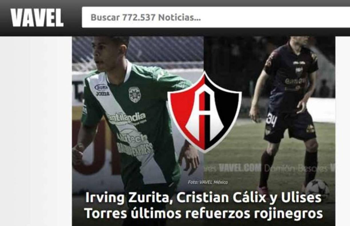 Cristian Cálix llega por cuatro años al Atlas.