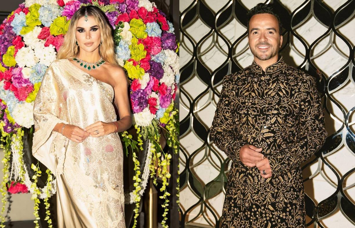 Águeda López y su famoso esposo, el cantante Luis Fonsi, derrocharon glamur en la boda de los jóvenes multimillonarios.