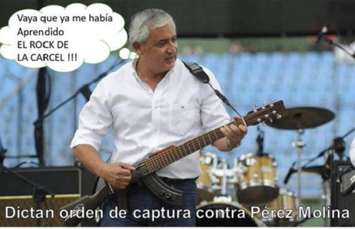 Los guatemaltecos celebran con buen humor la renuncia de Otto Pérez Molina.
