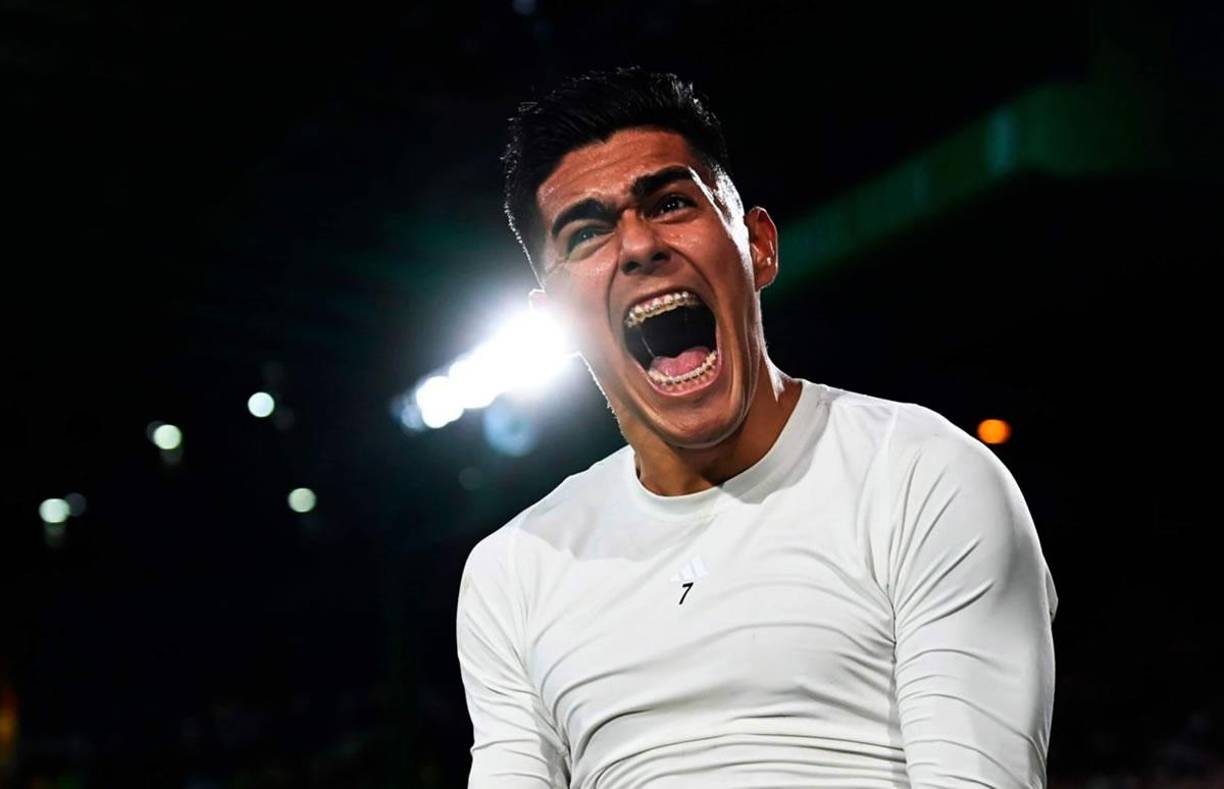 Así gritó el ’Bicho’ Palma su golazo contra la Lazio en la Champions League.