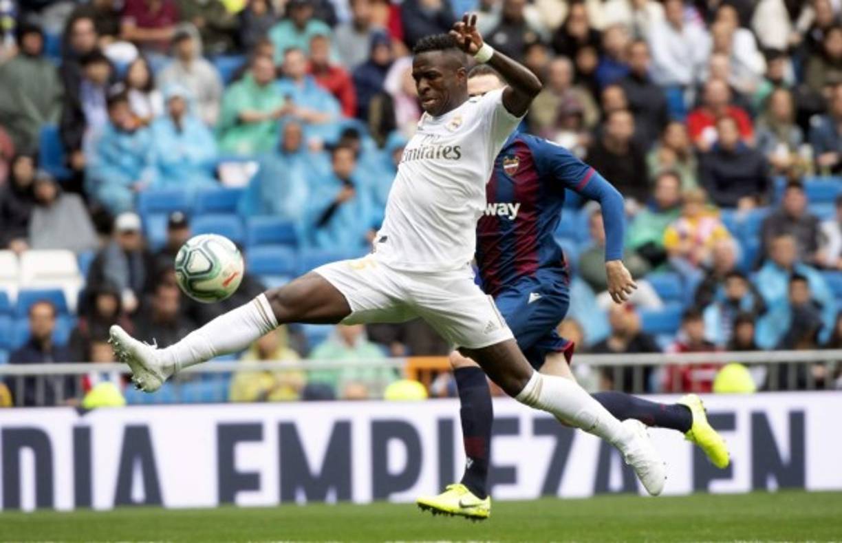 Vinicius Júnior fue titular contra el Levante.