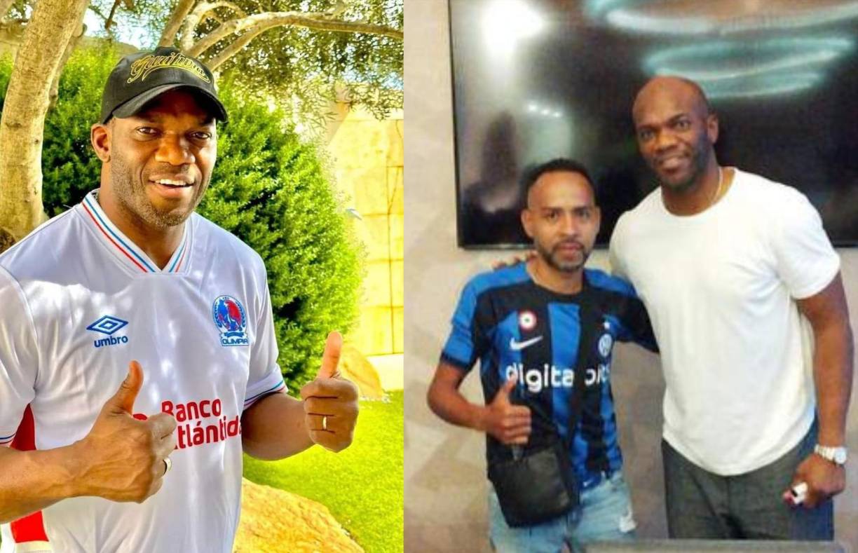 El exdelantero Óscar David Suazo sorprendió al llegar al territorio hondureño procedente de Italia. 