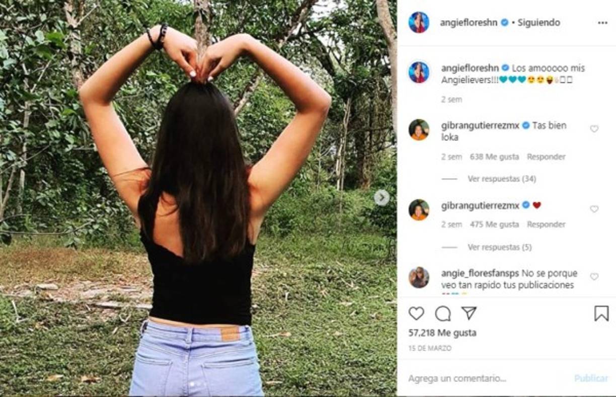 Angie no ha descuidado a sus fanáticos, manteniéndose muy activa en sus redes sociales.