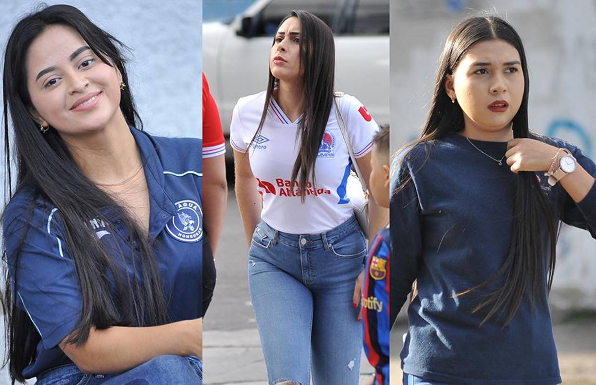 ¡Belleza, hermosura y fiesta en las graderías por el clásico Olimpia vs Motagua!