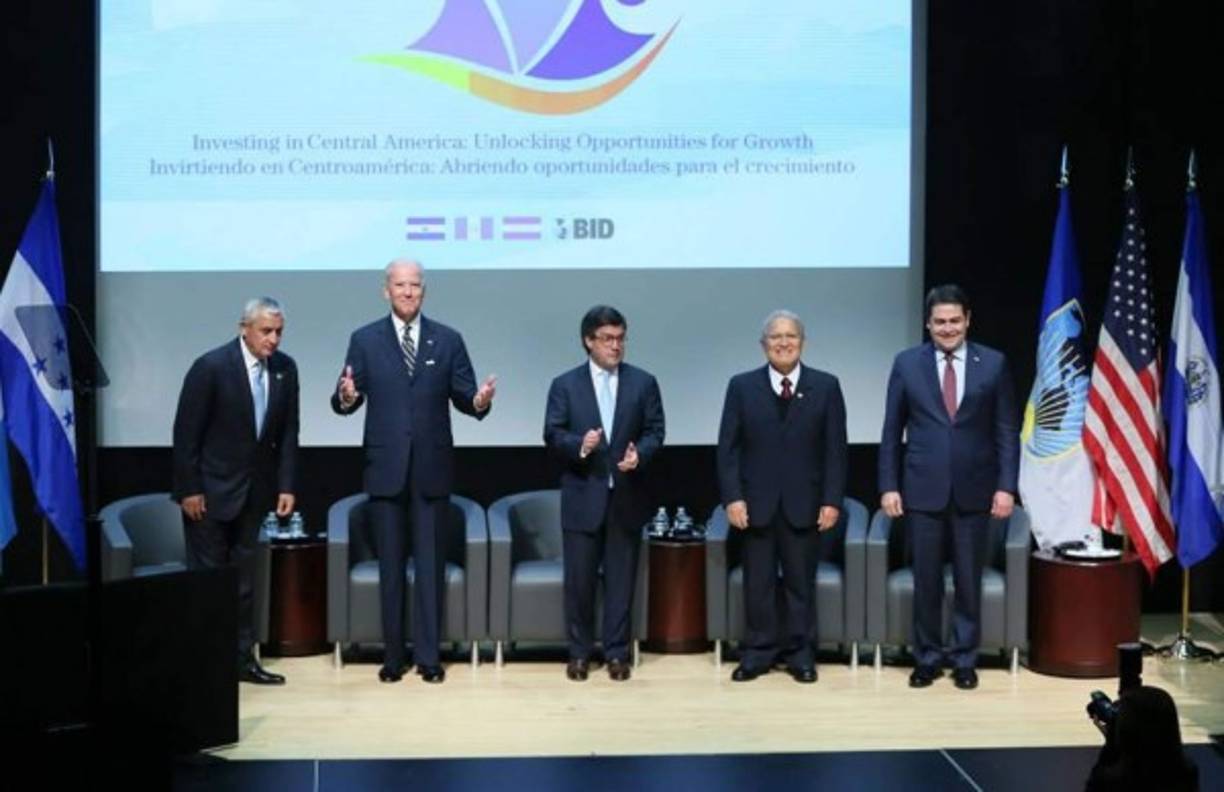 Los presidentes también estuvieron en la sede del BID.