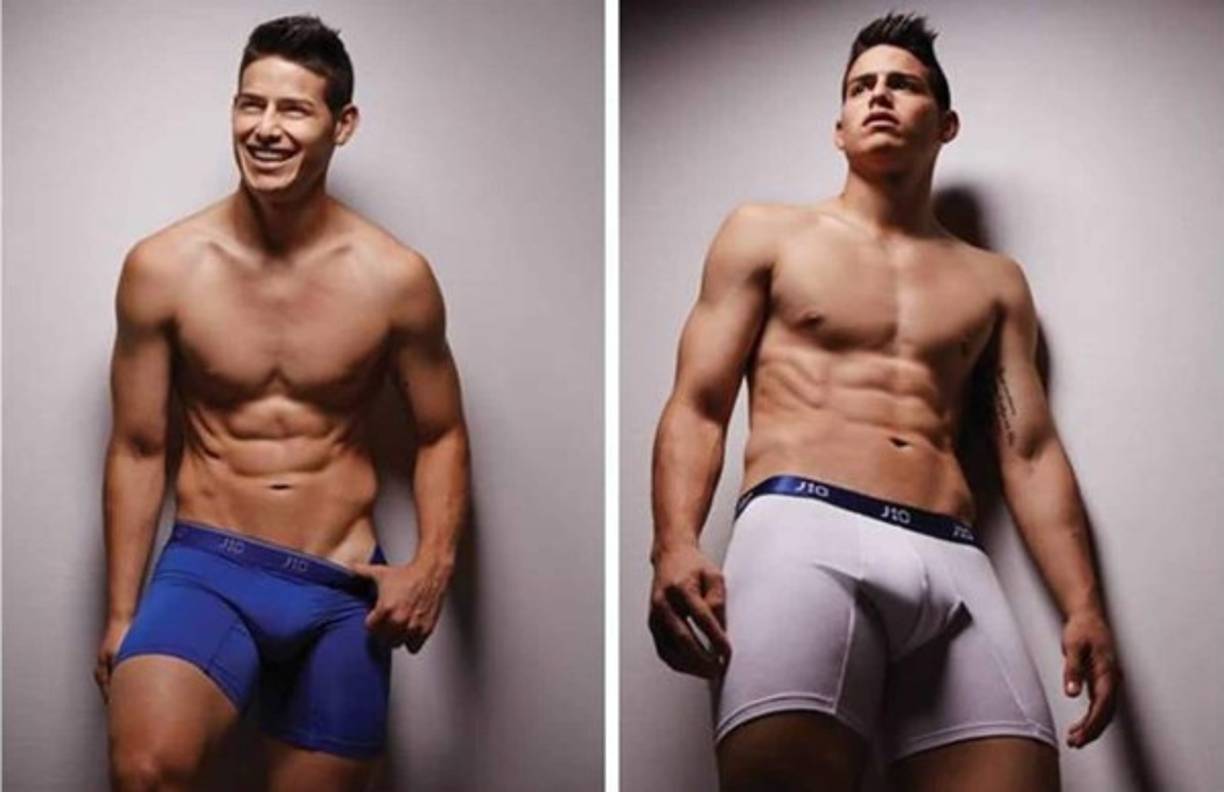 James Rodríguez ha posado para diversas revistas.