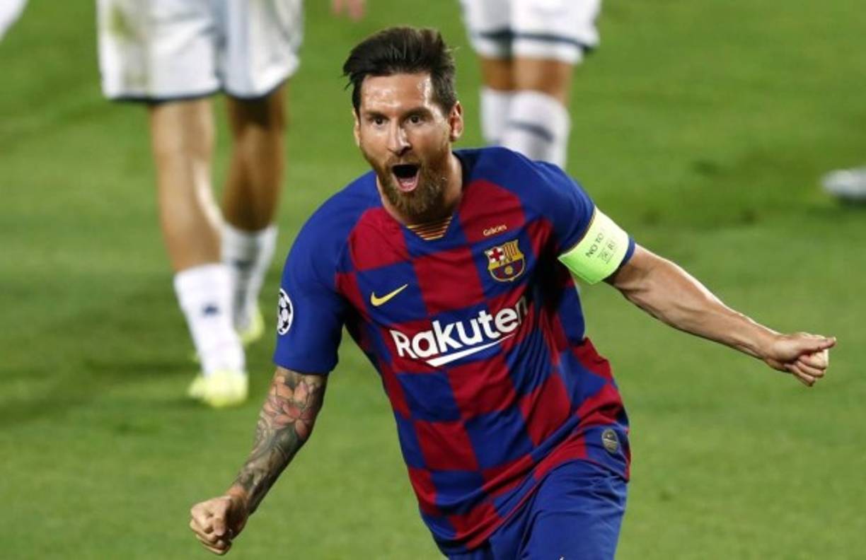 Lionel Messi - Delantero argentino del Barcelona. Sorprende su presencia. Es el único jugador del Barcelona que aparece luego de la goleada 8-2 que les metió el Bayern.