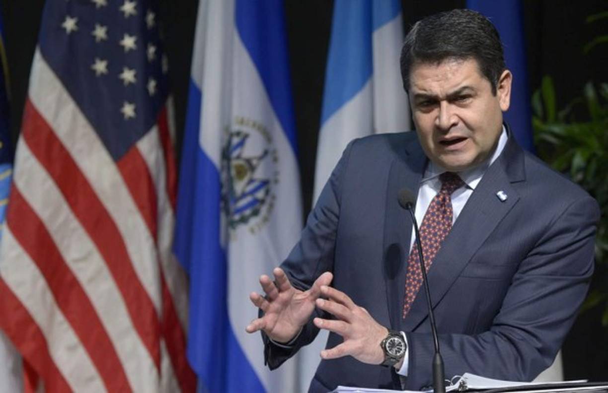 El presidente Juan Orlando Hernández expuso la sede del BID.