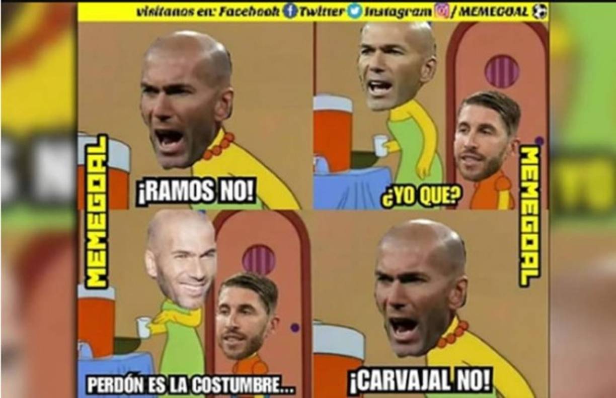 Meme de la temporada 2017/2018 - Primera vuelta: Real Madrid 0-3 Barcelona.