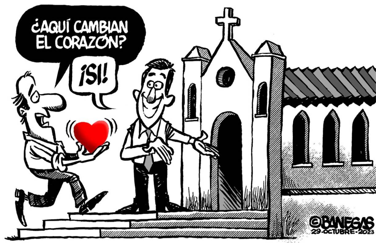 Caricatura del domingo de Diario La Prensa de Honduras.