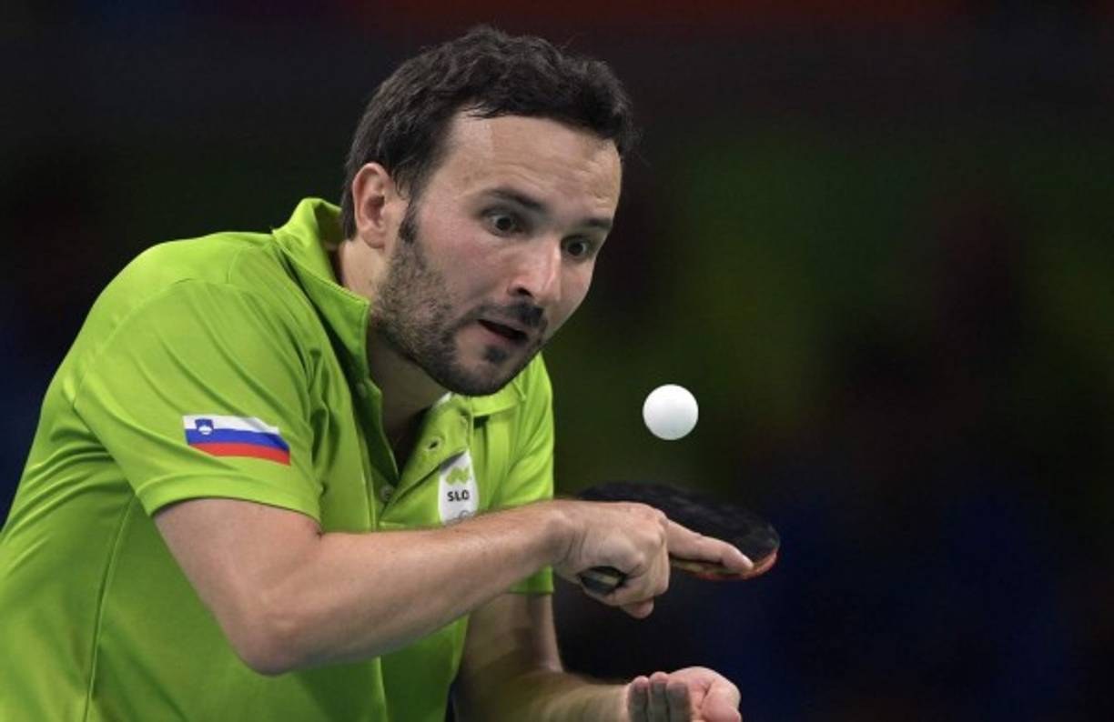 Cconcentración al máximo en tenis de mesa. AFP.